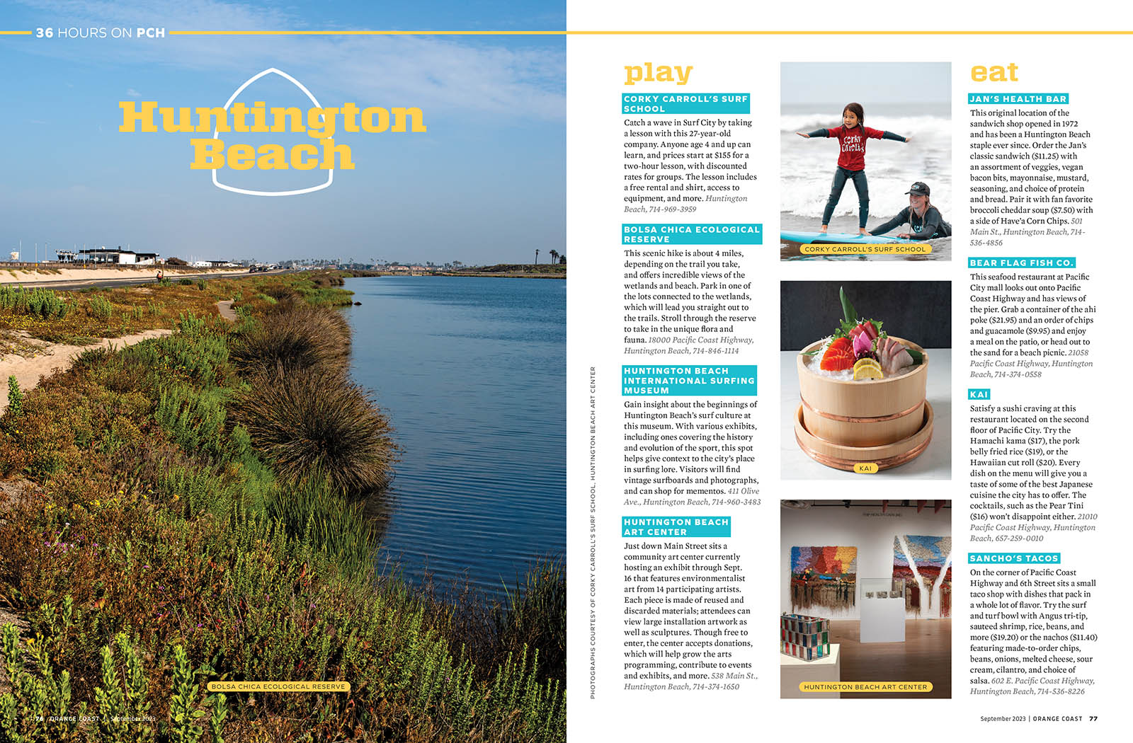 orange coast magazine 36 hours